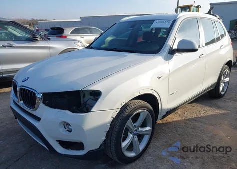 2017 BMW X3 Sdrive28I из США, поврежденный, VIN 5UXWZ7C36H0V86485